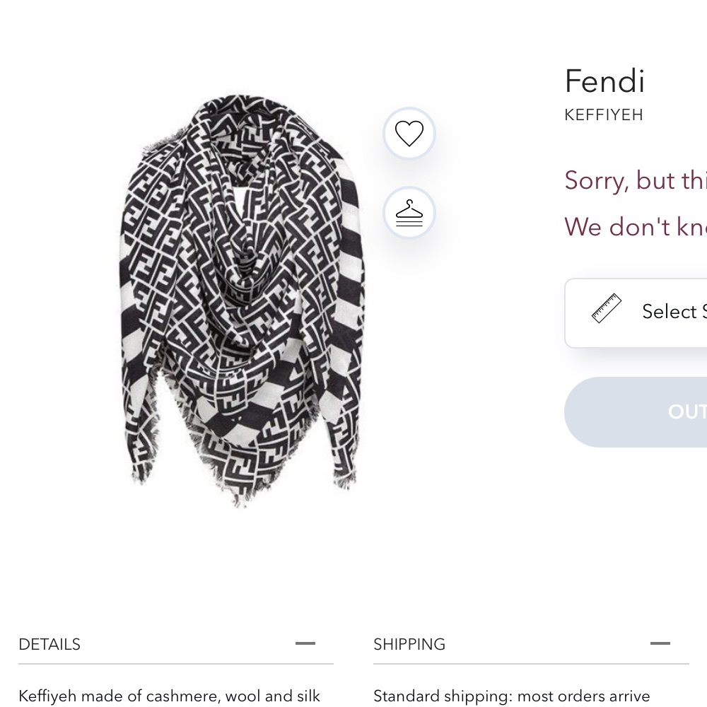 ISO - Fendi Keffiyeh